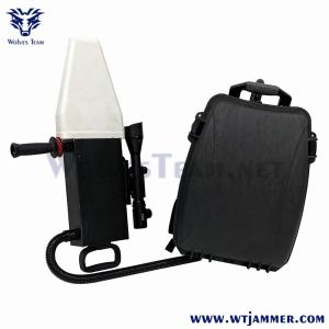 China 3000M Military VIP Protection Drone Signal Jammer Security Backpack GPS WIFI5.8G on sale