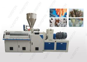 Wholesale Stable Conical Double Screw Extruder Machine With Chromium Plated Barrel from china suppliers