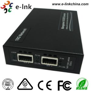 China Standalone XFP To XFP Fiber Optic To Ethernet Converter , Manageable Media Converter on sale