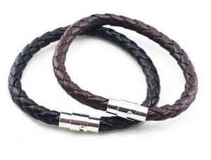 Wholesale wholesale fashion mens bulk pu leather bracelet for men from china suppliers
