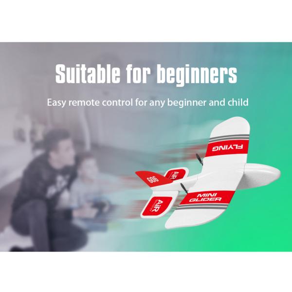 Indoor Mini Glider Foam Remote Control RC Airplane 3.7V Battery Powered