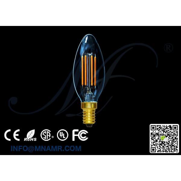 Candelabrum 4watts 240v LED Filament Light C35 E14 Edison Bulbs 2200-6000k