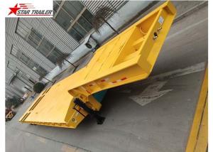 Wholesale Heavy Duty Foldable Lowboy Gooseneck Trailer One Line 2 Axles Gooseneck from china suppliers