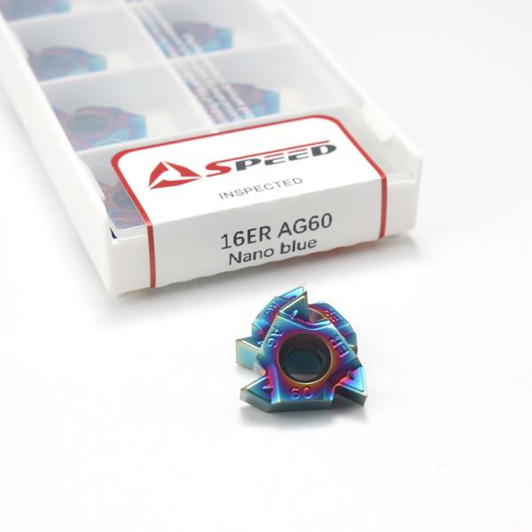 Blue Nano 16ER 16IR AG60 Cutting Tools Cnc Carbide Milling Turning Insert Carbide Threading Inserts