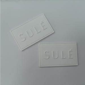 Wholesale BV Approved Silicone 3D Embossed Custom Sew On Logo Patches PVC Badge from china suppliers