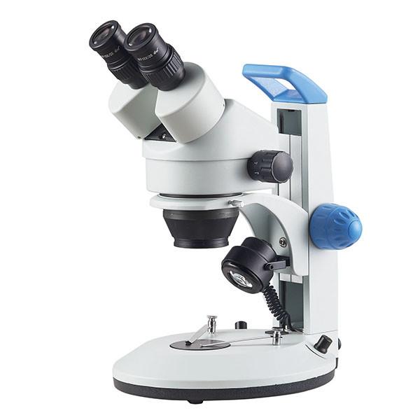 Quality Stereo zoom microscope binocular zoom microscope track stand downlight for sale