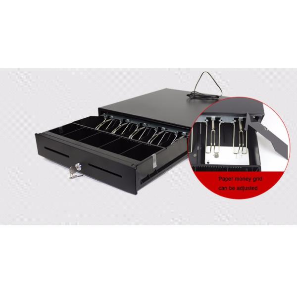 Retail Store Ball Bearing Slide POS Cash Drawer RJ11 Port Cash Tray For Shop