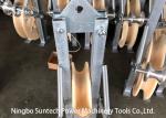 Nylon Sheaves Conductor Stringing Blocks With Grounding Rollers