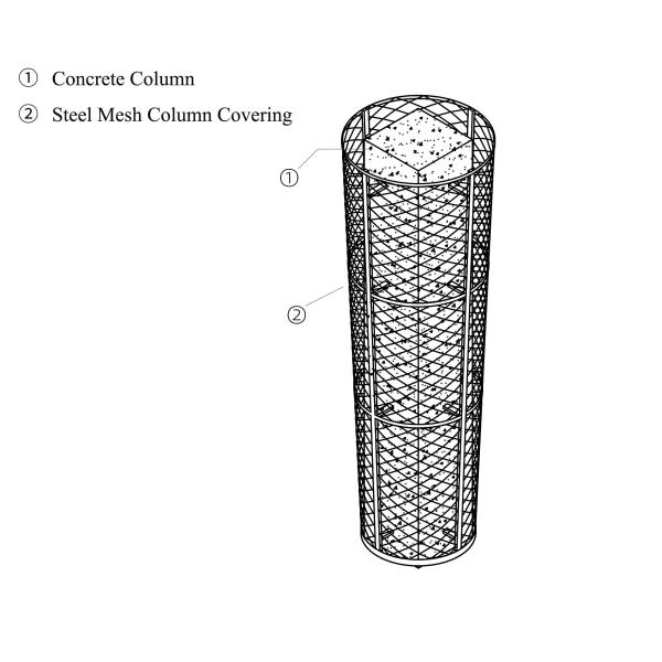 TOPTIDE Multifunctional 2mm Steel Metal Mesh Ceiling Panel Square