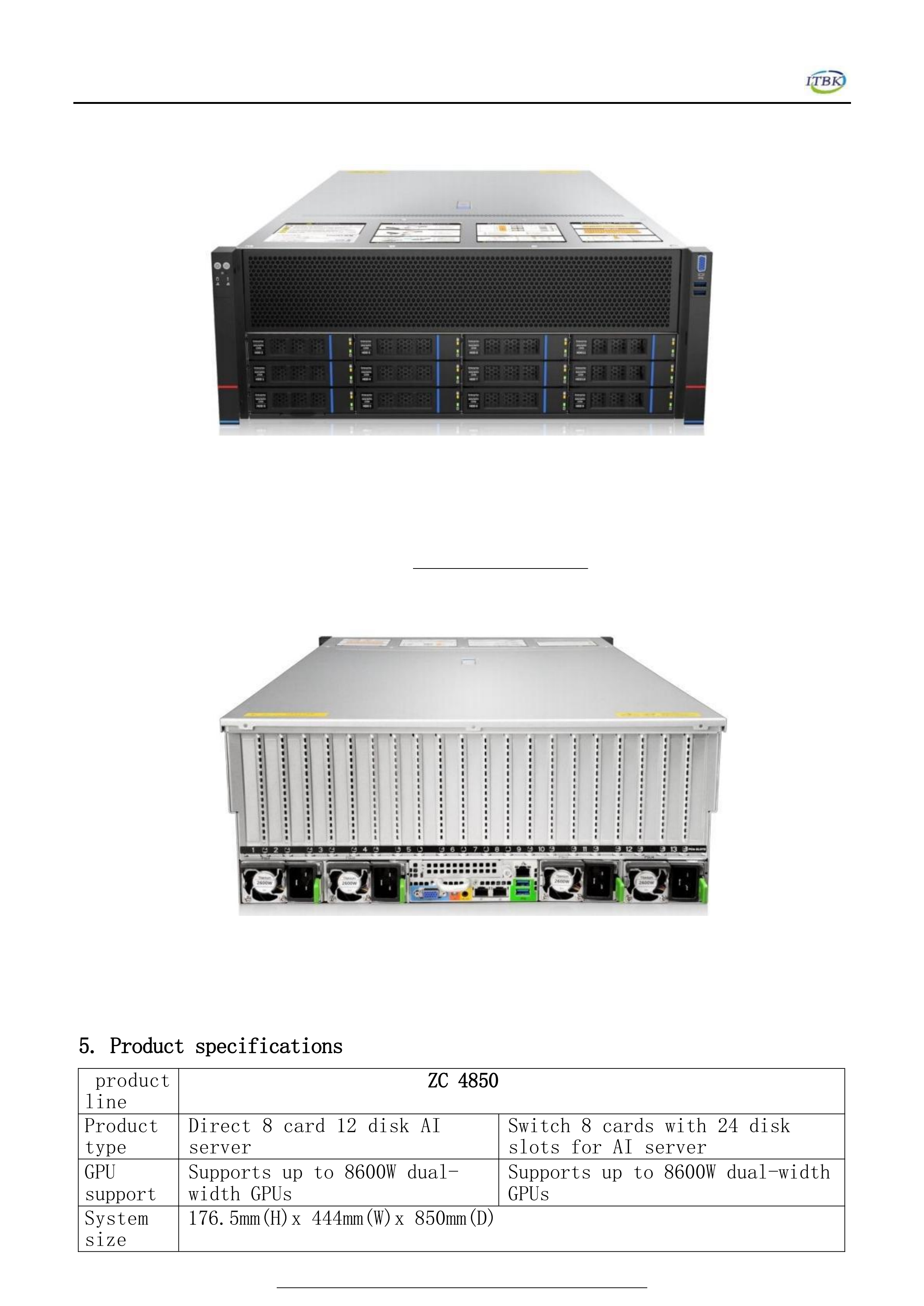 4U Rack Server for Enterprise Workloads with Customization
