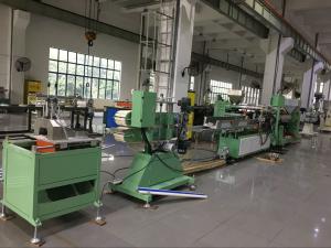 China PVC Wall Guard System Plastic Profile Extrusion Machine Perfect Working Performance on sale