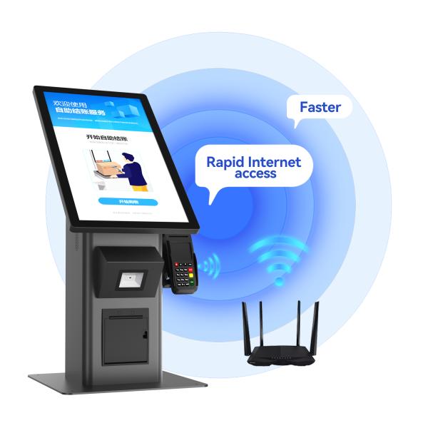 Smart LCD Self-Service Kiosk with 2K LCD Touch Screen Modular Ecosystem and 21.5" to 43" Size Range
