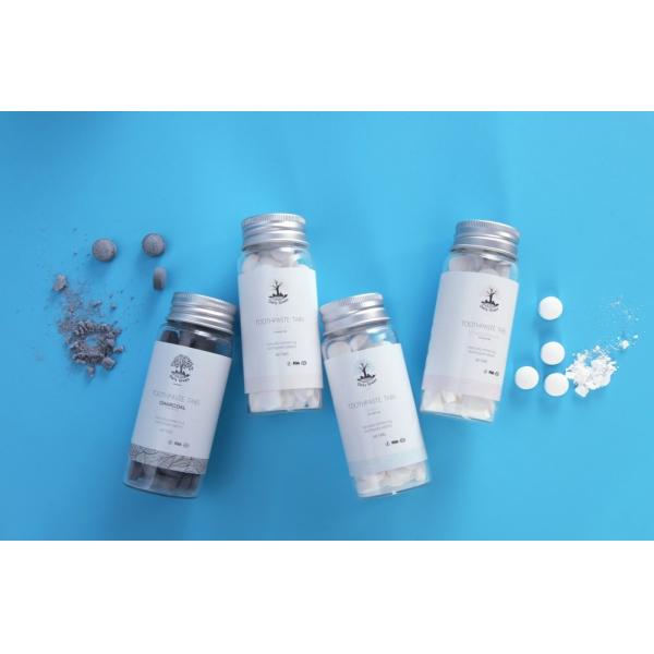 Zero Waste 60 Pack Fluoride Free Toothpaste Tablets For Sensitive Teeth