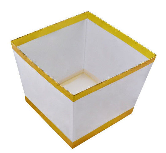 Factory direct export paper square water lantern blessing wishing lamp large size 15*15*15cm size gold