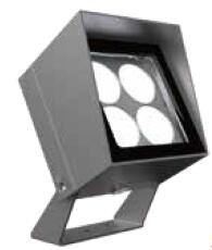 RGBW DMX512 Led Garden Spotlight RDM 20W 30W 4000K For Landscape Lighting