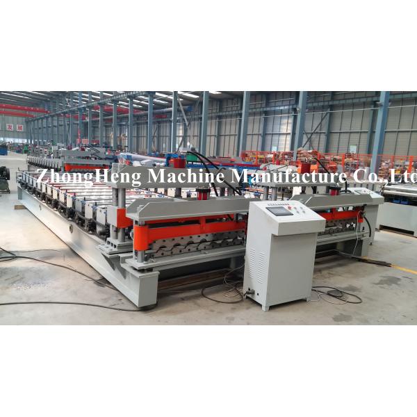 North America Popular Galvanized Steel Double Layer Roof Sheet Cold Roll Forming Machine