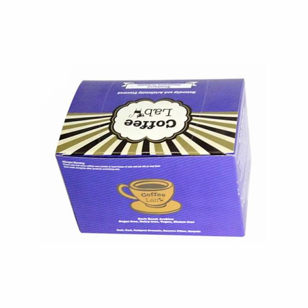High Classic Coffee Packing Cardboard Box Custom Print Glossy Film CMYK Flexible