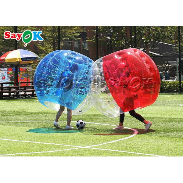 Soccer Inflatable Games 1.8m PVC Inflatable Bumper Ball For Adults Child Outdoor Activity