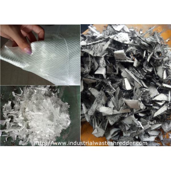 Glass Fiber Felt / Cloth Rag Cutting Machine Twisted Knife With Sharpener