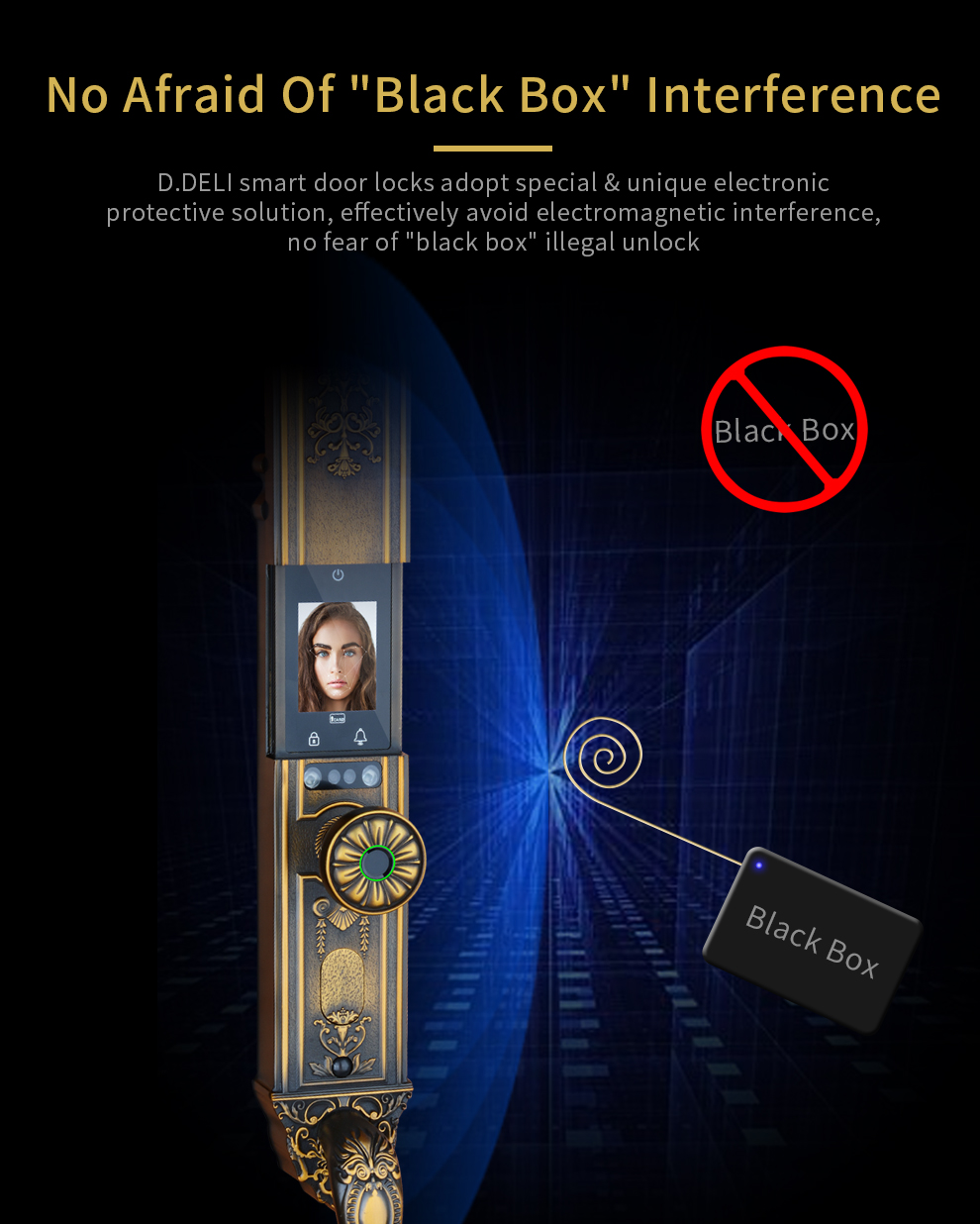 Tuya 7.4V Keyless Deadbolt Lock With Biometric Fingerprint Recognition