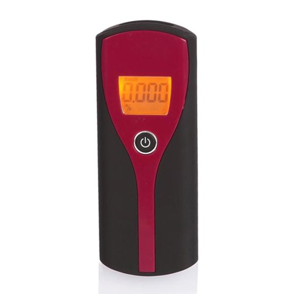 Quality Police Portable Digital Breathalyzer Alcohol Tester Orange Colored Backlight for sale