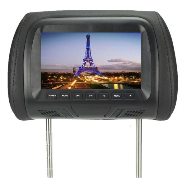 Quality Digital MP5 Headrest Video Monitors 7" Display Size Dual Video Input for sale