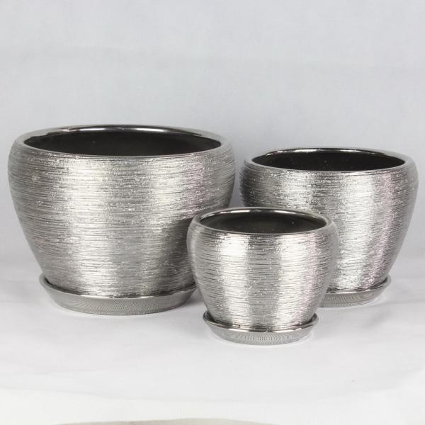 Contemporary Ceramic Pots For Artificial Plants And Greenery Low Maintenance Decor