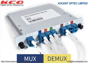 China 6CH CWDM Passive Fiber Optic Multiplexer LC UPC Duplex Adapter on sale