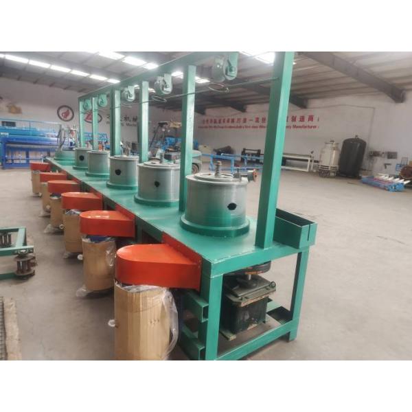 Outlet 2.8mm Steel Wire Drawing Machine Speed 280m Per Min Plc