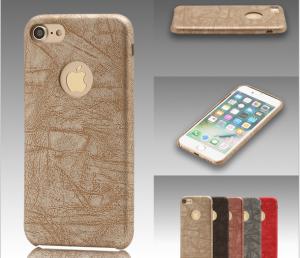 China High-end business ultra thin TPU PU Retro Crazy Horse pattern Soft Phone Case for IphoneX 8 7plus 6s on sale