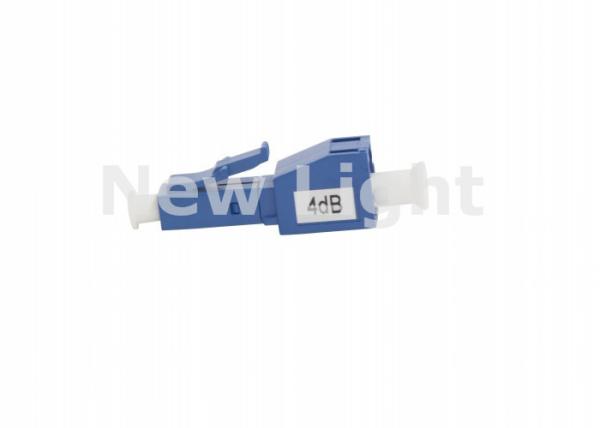 Quality Blue Color Simplex LC Single Mode Attenuator , 4db Attenuator For Fiber Optic CATV for sale