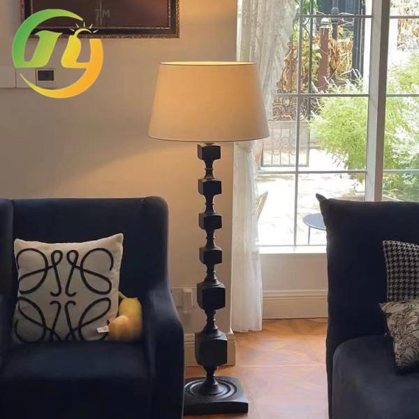 Beige Lampshade with Warm and Eye Protecting Modern Floor Light