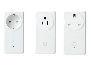 White Remote Control Plug Socket , Smart Home Sockets OEM Acceptable