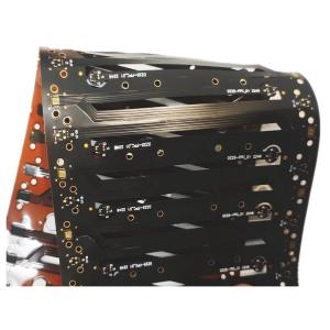 China FPC 2 Layer 0.15mm Flexible Printed Circuit Boards Black Solder Mask on sale
