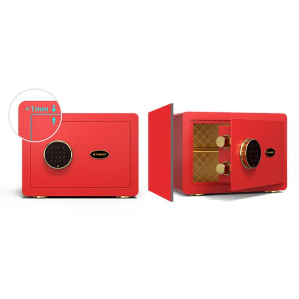 H250mm Dual Alarm Home Safe Box Electronic Lock With Hammer Surface Treatment