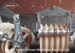 Nylon Sheaves Conductor Stringing Blocks With Grounding Rollers
