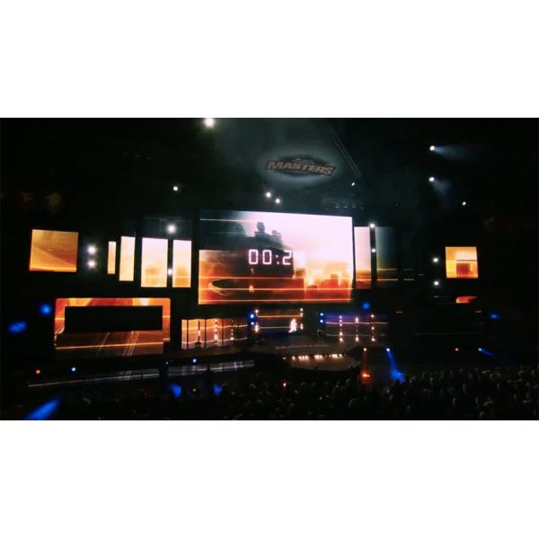 GOB P1.5 P1.9 7680Hz Intdoor Rental LED Display For Stage Background Video Wall
