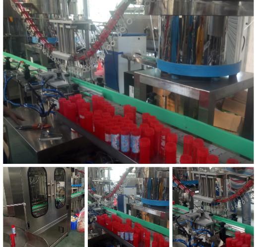 Quality Full Automatic Bottle Filling Line Bubble Water Liquid Filling Machine Accurate Measurement for sale