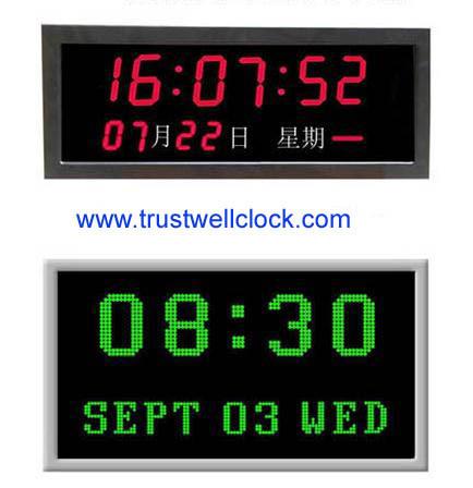 Quality LED digital displaying clocks for sale