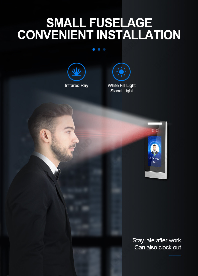 RTSP Video Stream Camera 1/2.8" Facial Recognition Access Control