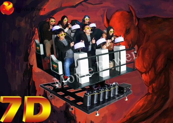 Quality High Tech Virtual Reality 9D Action Cinemas For 6 DOF Servo Dynamic Platform for sale