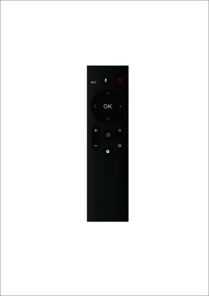 Quality Good Touch Feeling Remote Control For Set Top Box 2.4G Bluetooh Multi - Color for sale