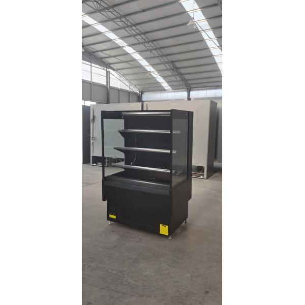 SEMI Vertical Refrigerated Square Grab And Go Display Cooler R404a