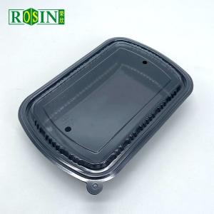 Wholesale Rectangular Plastic Disposable Food Containers Thermoformed With Cover from china suppliers