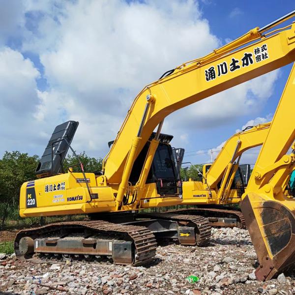22T Japan Used Construction Projects Excavator Komatsu PC220-8 Used Crawler Digger