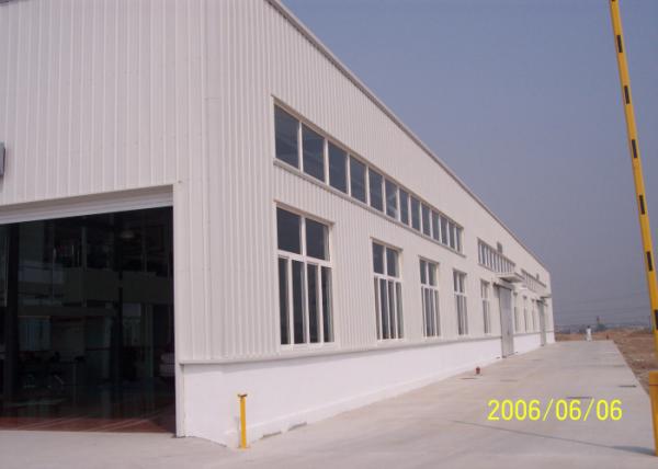 Steel Framing Car Showroom Building Exhibition Hall With Glass Curtain