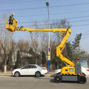 Wholesale Diesel Engine / Battery 16m 18m 20m Mobile Man Lifting Platform For Aerial Works from china suppliers