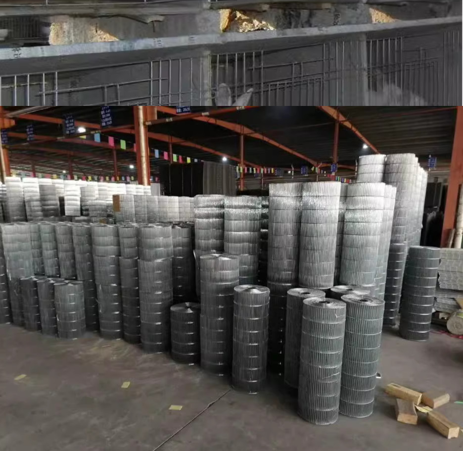 Hot Dipped Rectangular Welded Wire Mesh For Rabbit Proofing Agriculture Farm Fencing