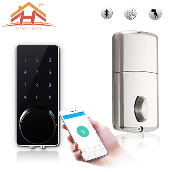 Quality Customized High Standard Bluetooth Smart Door Lock With Wireless Touch Screen for sale