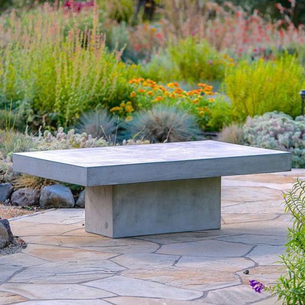 Concrete Patio Furniture for Outdoor Use Large Home Concrete GRC Table Seating Sets